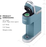 Keurig K-Mini Plus Single Serve K-Cup Pod Coffee Maker, with 6 to 12oz Brew Size, Stores up to 9 K-Cup Pods, Travel Mug Friendly, Evening Teal - Image 10