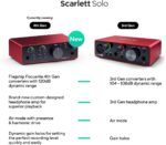 Focusrite Scarlett Solo 4th Gen USB Audio Interface, for the Guitarist, Vocalist, or Producer — High-Fidelity, Studio Quality Recording, and All the Software You Need to Record - Image 3