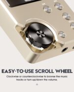 MECHEN M30 HiFi MP3 Player, Lossless DSD High Resolution Digital Audio Music Player, High-Res Portable Audio Player with 64GB Memory Card (Gold) - Image 5