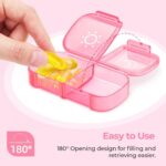 AUVON XL Weekly Pill Organizer 2 Times a Day with One-Side Large Opening Design for Easy Filling, AM PM Pill Box 7 Day, Portable Travel Pill Case for Medication, Vitamins, Fish Oils, Supplements - Image 3