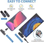 2 Pack Professional Wireless Lavalier Microphone for iPhone iPad Android with Charging Case Noise Reduction Plug-Play Clip on Lapel Mic for Video Recording Vlogging, YouTube, Interview, Live Streaming - Image 7