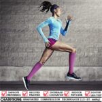 CHARMKING 6 Pairs-Compression Socks for Women & Men Circulation Best Support for Nurses, Running, Athletic,Flight Travel - Image 3