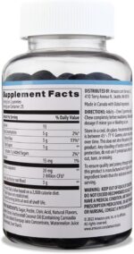 Amazon Brand - Solimo Prebiotic & Probiotic Gummies, 2 Billion CFU, Blue Raspberry, 50 Count (2 per Serving) - Image 3