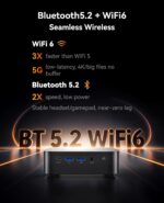 ACEMAGICIAN Kron Mini K1 Mini PC, Ryzen 7 7730U (Upgraded 5825U/7430U) up to 4.5Ghz, 16GB RAM 512GB SSD Micro Computer Support 4K, Desktop PC with WiFi6/BT5.2/Pre Win11Pro, Home Office Casual Gaming - Image 7
