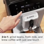 BOSCH 300 Series Fully Automatic Espresso and Coffee Machine – In-Cup Frother, OneTouch Milk Drinks, 5 Drink Options, Ceramic Grinder, Easy Clean & Descale, in Silver TIU20307 - Image 10