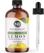 NaturoBliss 100% Pure Lemon Essential Oil Therapeutic Grade Premium Quality (4 fl. oz) with Glass Dropper, Perfect for Aromatherapy - Image 2