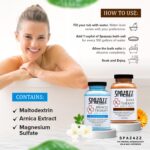 Spazazz Aromatherapy Spa and Bath Salts Crystals RX Therapy Collection 2 Pack Bundle- One 19 Oz Jar Each Spazazz Muscle Therapy and Joint Therapy- Dead Sea Bath Salt Crystals - Image 10