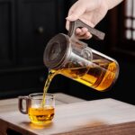 Enchanti Tea Pot - 750ml/25.4oz Magic Witchcraft Enchanted Glass Teapot with Strainer Loose Leaf Tea Innovative Water Separation Magnetic Teapot,Borosilicate Glass Tea Infuser Elegant Gift Packaging - Image 7