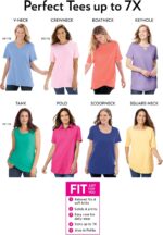 Woman Within Plus Size Perfect Short-Sleeve Polo Shirt - Image 5