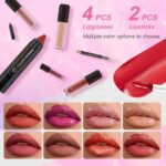 Color Nymph Starter Makeup Kit for Tweens Girls, Train Case for Women Full Kit with Eye Shadow, Lipstick, Blush, Brushes, Lipgloss, Mascara, Brow Wax and Mirror Pink Full Starter Cosmetics Set - Image 4