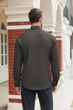 COOFANDY Mens Stretch Dress Shirts Long Sleeve Button Down Shirt Regular Fit Formal Business Shirts - Image 5
