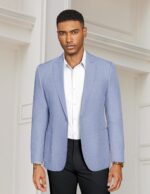 COOFANDY Men's Casual Blazer Slim Fit Sports Coat One Button Business Retro Suit Jackets for Wedding Party - Image 3