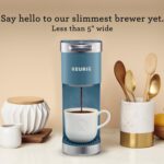 Keurig K-Mini Plus Single Serve K-Cup Pod Coffee Maker, with 6 to 12oz Brew Size, Stores up to 9 K-Cup Pods, Travel Mug Friendly, Evening Teal - Image 4