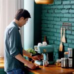 Coffee Machine Maker Household Semi-Automatic Steam (Green) (Green) - Image 4