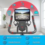 Exercise Bikes Stationary,Exercise Bike for Home Indoor Cycling Bike for Home Cardio Gym,Workout Bike with Ipad Mount & LCD Monitor,Silent Belt Drive - Image 5