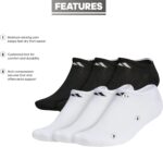 adidas Men's Athletic Cushioned Socks, 6-Pack No Show with Arch Support - Image 3
