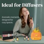Perfect for Diffusers – 12 Natural Essential Oils Set with Gift Box & Bag | Lavender, Vanilla, Rose, Peppermint & More | Ideal for Aromatherapy, Relaxation & Home Use - Image 6