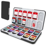 HEIYING Switch Game Card Case for Switch 2 & OLED & Lite,Portable Black Memory Storage Holder with 24 Game Card Slots and 24 Micro SD Cards Slots for Easy carrying - Image 2