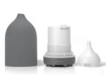 Aromatherapy Essential Oil Diffuser,9 Colors Mood Light,4 Timer Stone Diffuser Living Room(Grey) - Image 6