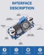 10 Pack LM2596 LM2596S Adjustable Voltage Regulator Step Down Variable Volt Regulator Input 3.0-40V Output 1.5-35V DC-DC Buck Converter Electronic Voltage Stabilizer Power Supply Module - Image 3