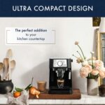 De'Longhi Stilosa Manual Espresso Machine, Compact Coffee Maker, 15 Bar Pump Pressure, Manual Milk Frother Steam Wand for Authentic Single & Double Espresso, Lattes & Cappuccinos, Tamper Included - Image 3