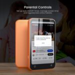 TIMMKOO 80GB Kids MP3 Player with Bluetooth, Parental Controls, Pre-Installed Spotify, Spotify Kids, Audible, 4" WiFi MP3 MP4 Music Player Up to 1TB (Orange) - Image 3