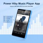 80GB MP3 Player with Spotify Kids, SWOFY M503 Pro MP3 & MP4 Player with Bluetooth and WiFi, Audible, 4" Touch Screen Portable Music Player Amazon Music Up to 512GB Blue - Image 3