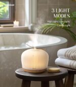 mimicat Quiet Aromatherapy Diffuser Glass: 230ML Ultrasonic Cool Mist Scent for Home with Night Light - Aesthetic for Women Girls - Image 10