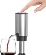 Wine Aerator Electric Wine Decanter Automatic Wine Aerator, Wine Dispenser withUSB TYPE-C Rechargeable for Wine enthusiasts & own use (Stainless steel) - Image 2