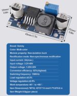 10 Pack LM2596 LM2596S Adjustable Voltage Regulator Step Down Variable Volt Regulator Input 3.0-40V Output 1.5-35V DC-DC Buck Converter Electronic Voltage Stabilizer Power Supply Module - Image 5
