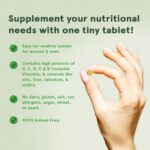DEVA Tiny Tablets Vegan Multivitamin for Women & Men 2-Pack with Iron, Vitamin C, E, B Complex Vitamins, Zinc, 90 Tablets Each - Image 6