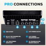 Alesis Nitro Pro Electric Drum Set with Dual Zone Quiet Mesh Pads, 500+ Authentic BFD Sounds, Bluetooth, Drumeo, USB MIDI, Double Kick Compatible - Image 8