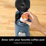 Ninja Pods & Grounds Single-Serve Coffee Maker, K-Cup Pod Compatible, 56-oz. Reservoir, 6-oz. Cup to 24-oz. Travel Mug Brew Sizes, Iced Coffee Maker, Blue, PB041BL - Image 3