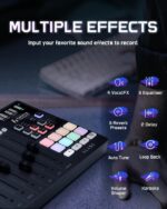ALABS Fxcaster Podcast Equipment Bundle - All-in-One Podcasting Starter Setup with 7-Channel Soundboard, Audio Interface, and 25mm Diaphragm XLR Microphone for Live Streaming, Recording, and TikTok - Image 9