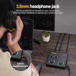 MAONO USB Audio Interface for PC: Interface with XLR Input 24-bit/192kHz Routing Software LOOPBACK ASIO Driver for Recording Music, Home-Studio, Guitar, Podcast, Streaming, DAW(PS22 Lite Black) - Image 9