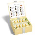 Tea Forte Tea Tasting Assortment Premium Tea Chest Gift Sampler, 40 Count, 2 of each Variety Blend Individually Wrapped Handcrafted Pyramid Infuser Bags - Image 4