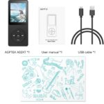 AGPTEK A02 MP3 Player with Bluetooth 5.3, 1.8 inch Screen Portable Music Player with Speaker, FM Radio, Voice Recorder, Supports Expanded Up to 128GB(Black, 32GB) - Image 10