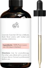 Brooklyn Botany Lavender Essential Oil - Huge 4 Fl Oz - 100% Pure and Natural - Premium Grade with Dropper - for Aromatherapy and Diffuser - Image 3