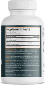 Bronson Vitamin K2 D3 (MK7) Supplement Non-GMO Formula Vitamin D3 5000IU (125 mcg) & 90 mcg K2 MK-7, Easy to Swallow D & K Complex, 120 Tablets - Image 3