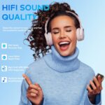 128GB MP3 Player, ZOOAOXO Music Player with Bluetooth 5.2, Built-in HD Speaker, FM Radio, Voice Recorder, Mini Design, Weigh 2.4 oz, HiFi Sound, Ideal for Sport, Earphones Included - Image 3