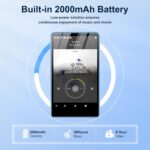 80GB MP3 Player with Spotify Kids, SWOFY M503 Pro MP3 & MP4 Player with Bluetooth and WiFi, Audible, 4" Touch Screen Portable Music Player Amazon Music Up to 512GB Blue - Image 4