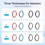 AMVR Glasses Spacer Compatible with Oculus Quest 3S/Quest 2/Rift S Accessories, Soft Silicone Anti-Scratch Ring, Protect VR Lens and Prescription Glasses from scratchings（Not Compatible with Quest 3） - Image 6