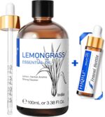 HIQILI Lemongrass Essential Oil, 100% Pure Natural Undiluted Premium Oils - 3.38 Fl. Oz - Image 2