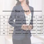 Blazers for Women 2025 Fashion Open Front Lapel Collar Suit Jacket Business Casual Long Sleeve Office Work Blazer - Image 3