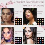 Color Nymph Makeup for Teens with Reusable Pink Handbag, All In One Girls Makeup Sets Makeup Kits for Girls Women with Eyeshadow Blushes Bronzer Highlighter Lipgloss - Image 5