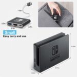 Switch Dock Compatible with Nintendo Switch Docking Station Portable Switch TV Adapter Support 4K/30HZ Switch TV Dock Mode Compatible Switch Doc Station for Nintendo Switch/OLED (NOT for Switch 2) - Image 4