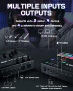 ALABS Fxcaster Podcast Equipment Bundle - All-in-One Podcasting Starter Setup with 7-Channel Soundboard, Audio Interface, and 25mm Diaphragm XLR Microphone for Live Streaming, Recording, and TikTok - Image 6