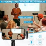 Wireless Microphone Mini Mic for iPhone/Android Phone, LED Display Lavalier Microphone for Video Recording Clip on Lapel Lav Mics Vlog YouTube TikTok - Image 7