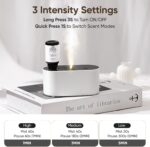 Waterless Diffuser for Essential Oil, Battery Operated Scent Air Aromatherapy Diffuser, Mini Portable Aroma Diffusers with 3 Mist Modes, Cycle Start, for 400 sq.ft Room Home Office Bedroom - Image 4