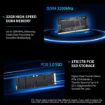Mini PC Win11 Pro, Mini Computers Core i9-12900HK (14C/20T, up to 5.0GHz) 32GB DDR4,DP/HDMI 8K/4K,1TB PCIe 3.0 SSD, WiFi 6, BT 5.2 Desktop Computers for Office & Business(32GB+1TB) - Image 5